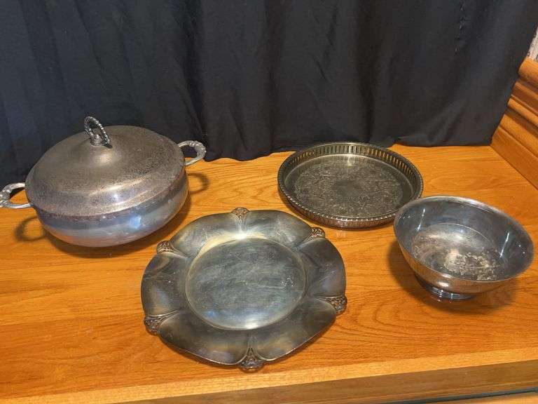 Silver Plated Serving Dishes - Gorham, WM Rogers & Leonard image