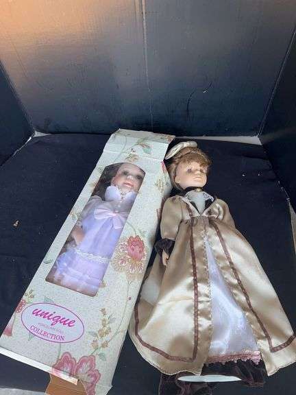 Unique Porcelain Doll Collection - Two Dolls image