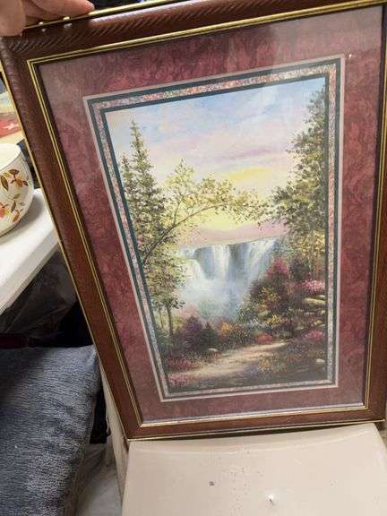 BEAUTIFUL WATERFALL PICTURE MATCHES LOT 1079 image