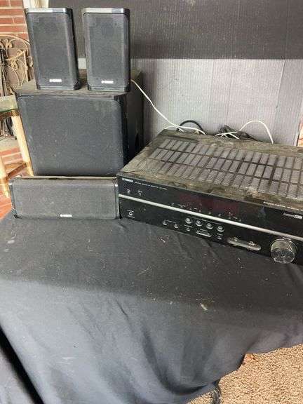 Yamaha RX-V383 AV Receiver and NS-SW40 Speaker Set image