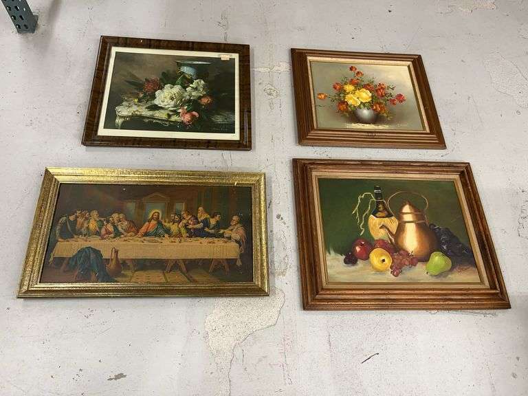 Collection of Four Framed Art Prints image