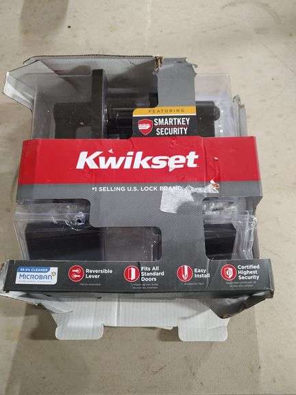 KWIK SET SMART KEY SECURITY REVERSIBLE DOOR HANDLE image