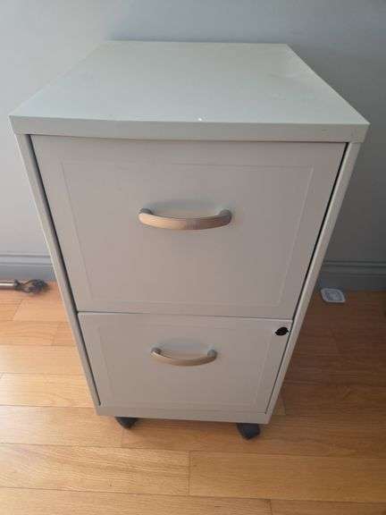 Two Drawer Rolling File Cabinet image