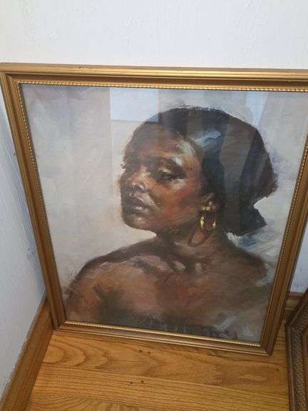 Framed Portrait of a Woman image