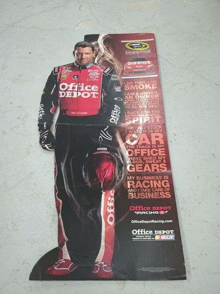 Tony Stewart Office Depot NASCAR Racing Cardboard Standee image