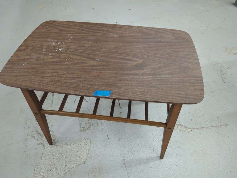 Mid-Century Style Wood Side Table image