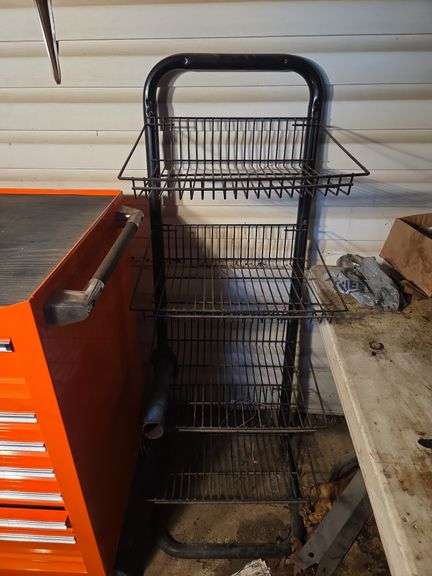 Rolling Metal Wire Storage Rack image