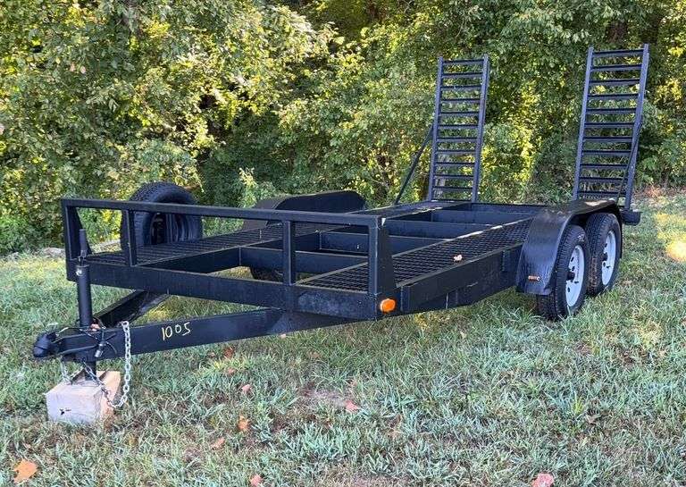 L15B- 16 X 7 Ft Double Axle Trailer (No Title) (MO) image