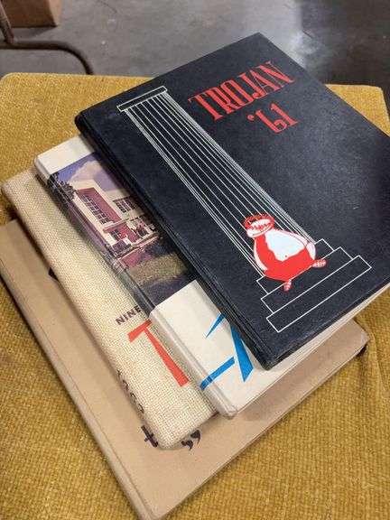 FOUR TROJAN YEARBOOKS  59, 60, 61, AND 62 image