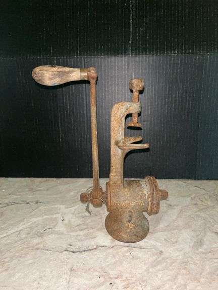 Old "HARDWARE" No. 62 Meat Grinder image
