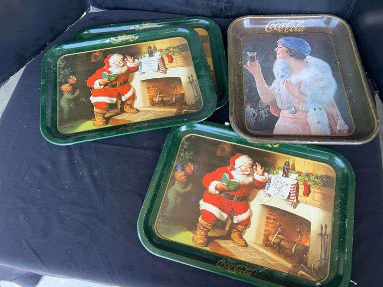 Coca-Cola Advertising Serving Trays image
