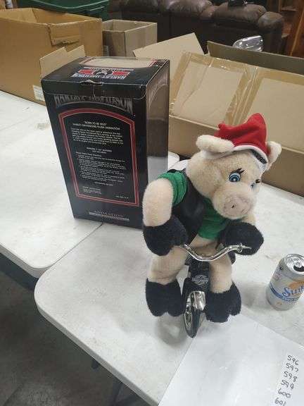 HARLEY DAVIDSON - BORN TO BE WILD PLUSH HOG ON HARLEY image