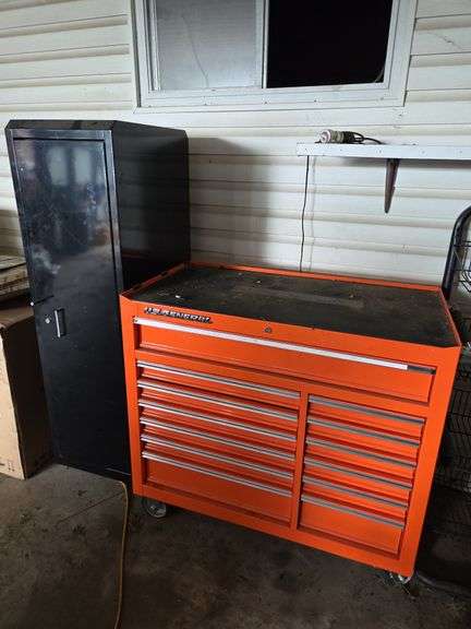 US General Tool Chest with Side Locker Cabinet image