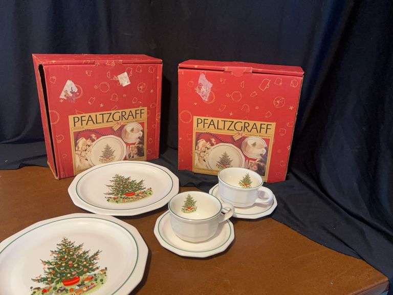 Pfalzgraff Winterwood Christmas China Set - Service for Two image