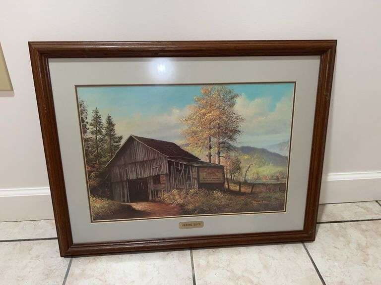 Russell May Limited Edition Print - "Baking Days" image