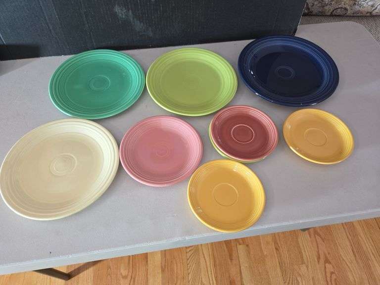 Assorted Fiesta Ware Plates - Set of 8 image