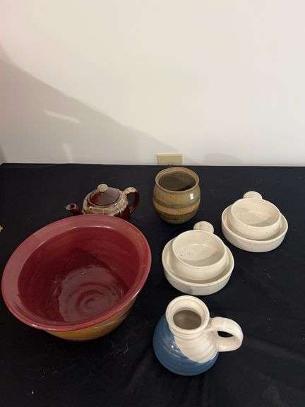 Studio Pottery Bowl, Teapot, Mug, and More - Assorted Ceramic Collection image