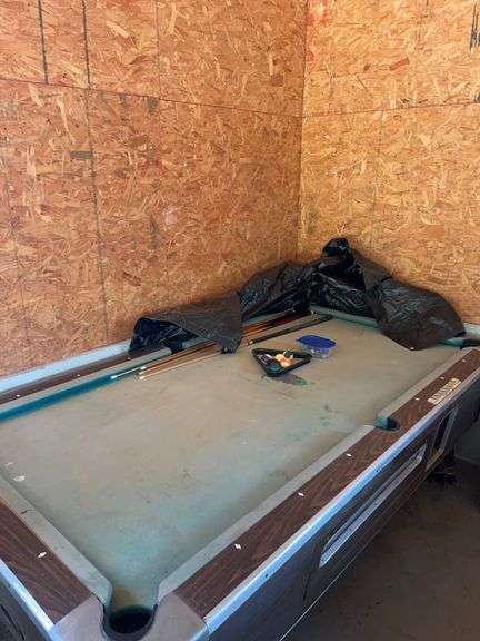 Brunswick Coin Operated Slate Pool Table - Project image
