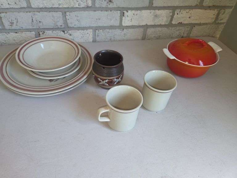 Mixed Cookware: Le Creuset, Newcor Stoneware, and More image