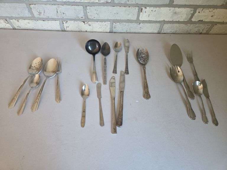 Silver Plated Flatware Assortment image