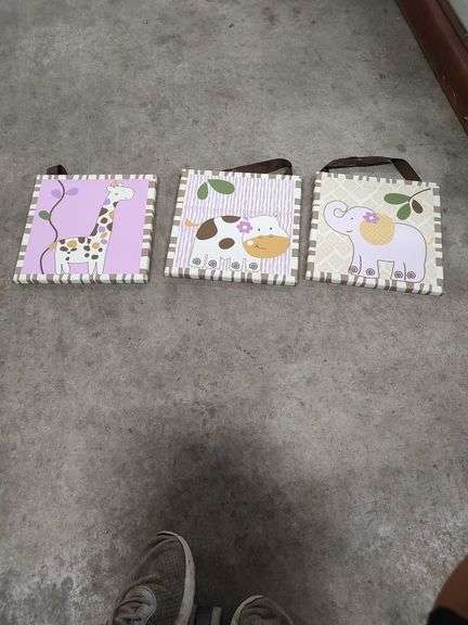 3 BABY'S ROOM WALL HANGING PICTURES image