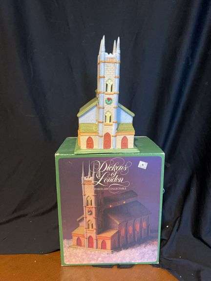 Dickens' London St. Andrew's Church Porcelain Collectible image