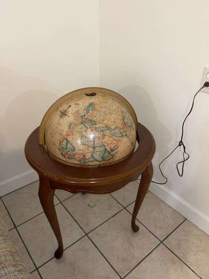 Replogle Heirloom 16 Inch Diameter Globe on Wooden Stand image