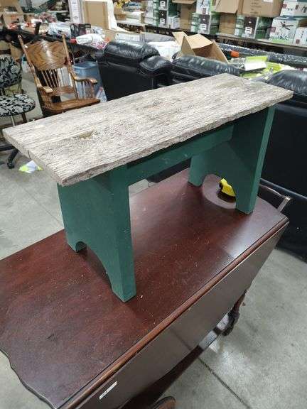 WOOD BENCH - 30X10X16 image