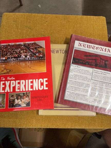 THREE NEWTON YEARBOOKS.  81' 83' AND 91' image