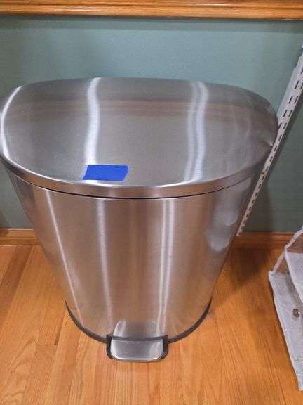 Stainless Steel Step-On Trash Can image