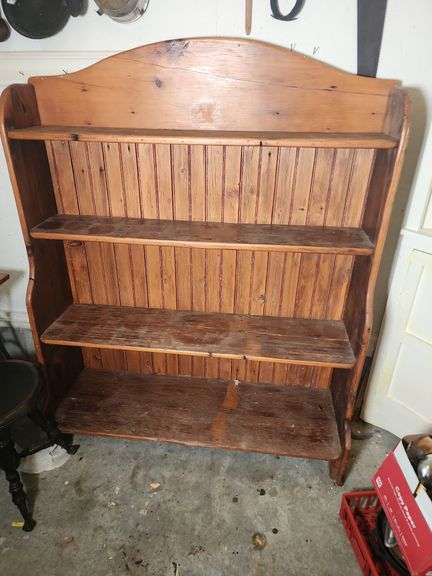 Wooden Shelf Display Unit image