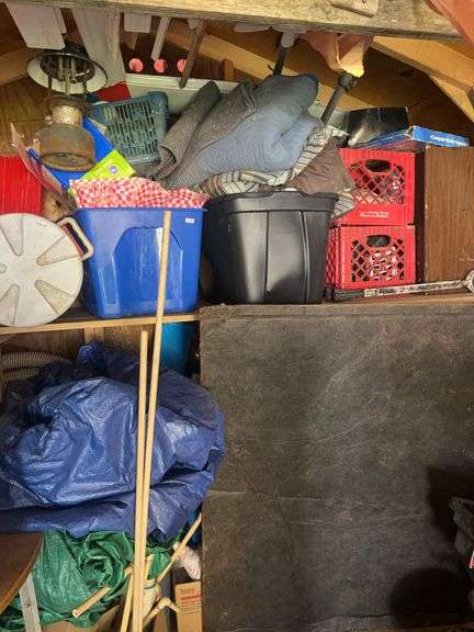 Shelves with Various Items image
