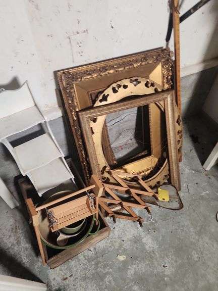 Including Picture Frames, Wooden Rack, Bowls, and Wooden Shelf image