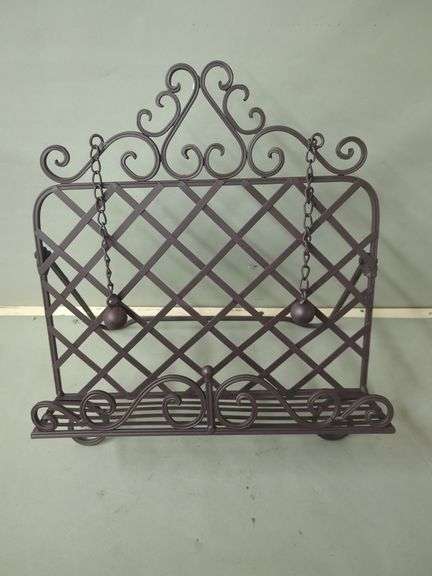 Ornate Metal Cookbook Stand image