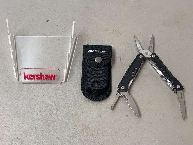 Ozark Trail Multi-Tool with Sheath and Kershaw Knife Stand image