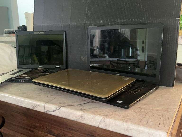 Acer, Dell and HP Laptop Bundle for Parts or Repair image