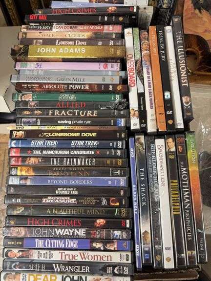 BOX OF VARIOUS DVDS image