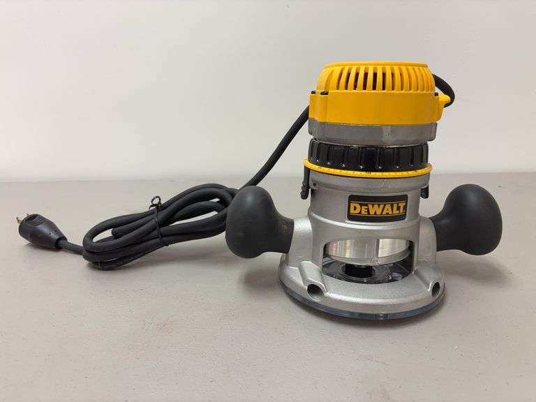 DeWalt DW616 1 3/4 HP Router with DW6184 Fixed Router Base image