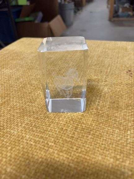 LASER ETCHED CRYSTAL HORSE image