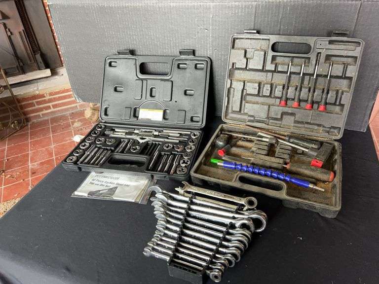 Pittsburgh Tap and Die Set with Wrench Set image