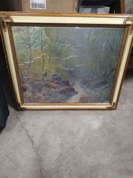 MAGIC EFFECTS WALL HANGING PICTURE - 36X31 - CREEK SCENE image