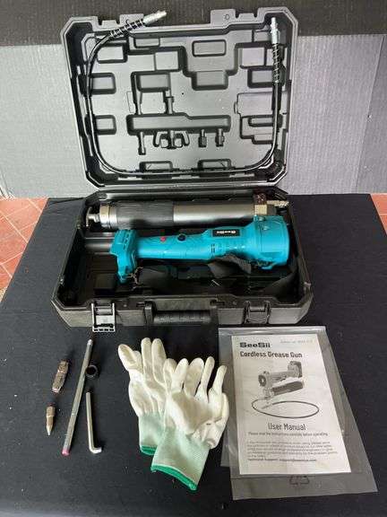 SeeSii Cordless Grease Gun Kit image