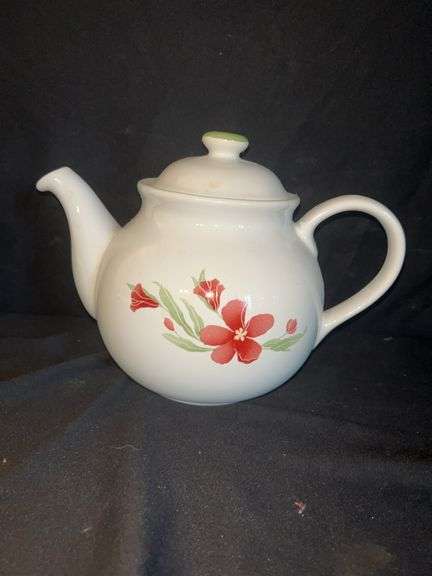 Corelle Coordinates Stoneware Teapot with Floral Design image