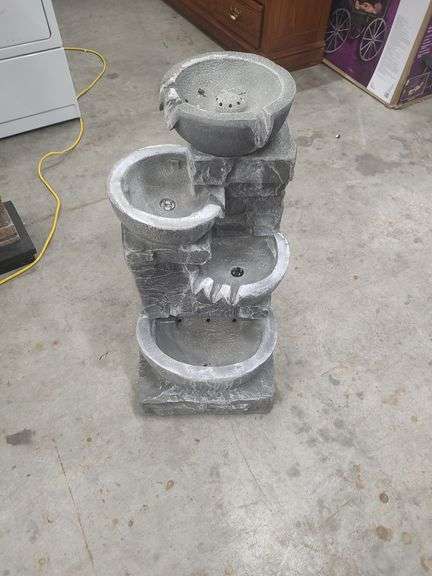 4 TIER WATER FOUNTAIN - 33 INCHES TALL  PUMP INCLUDED image