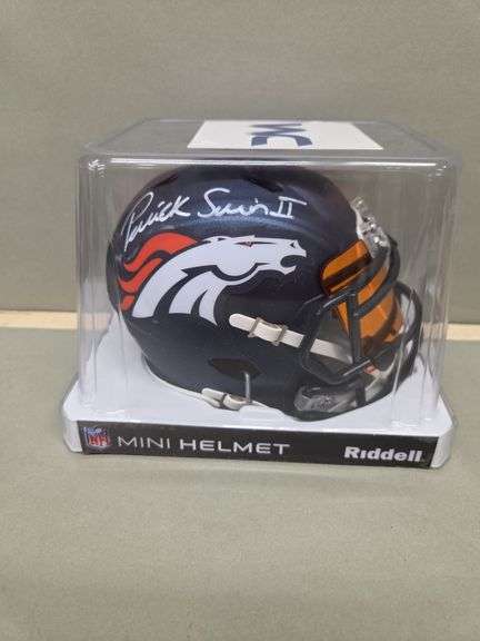 Patrick Surtain II Signed Denver Broncos Riddell Mini Helmet image