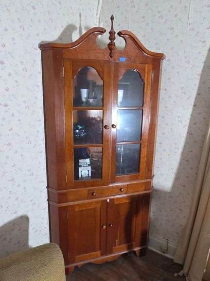 The Villager Winchester Kentucky Corner Cabinet image