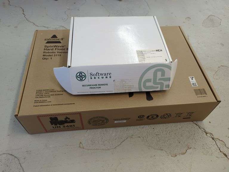 Bissell SpinWave Hard Floor Robot Vacuum 3115 and Securexam Remote Proctor Device image