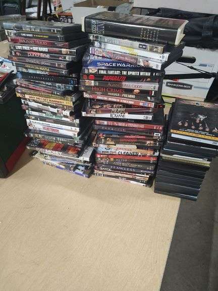 LARGE LOT OF DVD MOVIES - WESTERNS - PUPPET MASTER - GLADIATOR -BIG SHOT AND ETC image