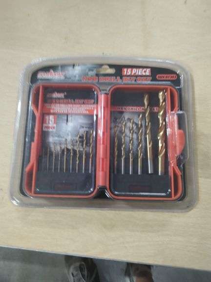 15 PIECE DRILL BIT SET image