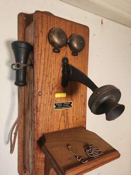 Chicago Telephone Supply Company Wall Phone image